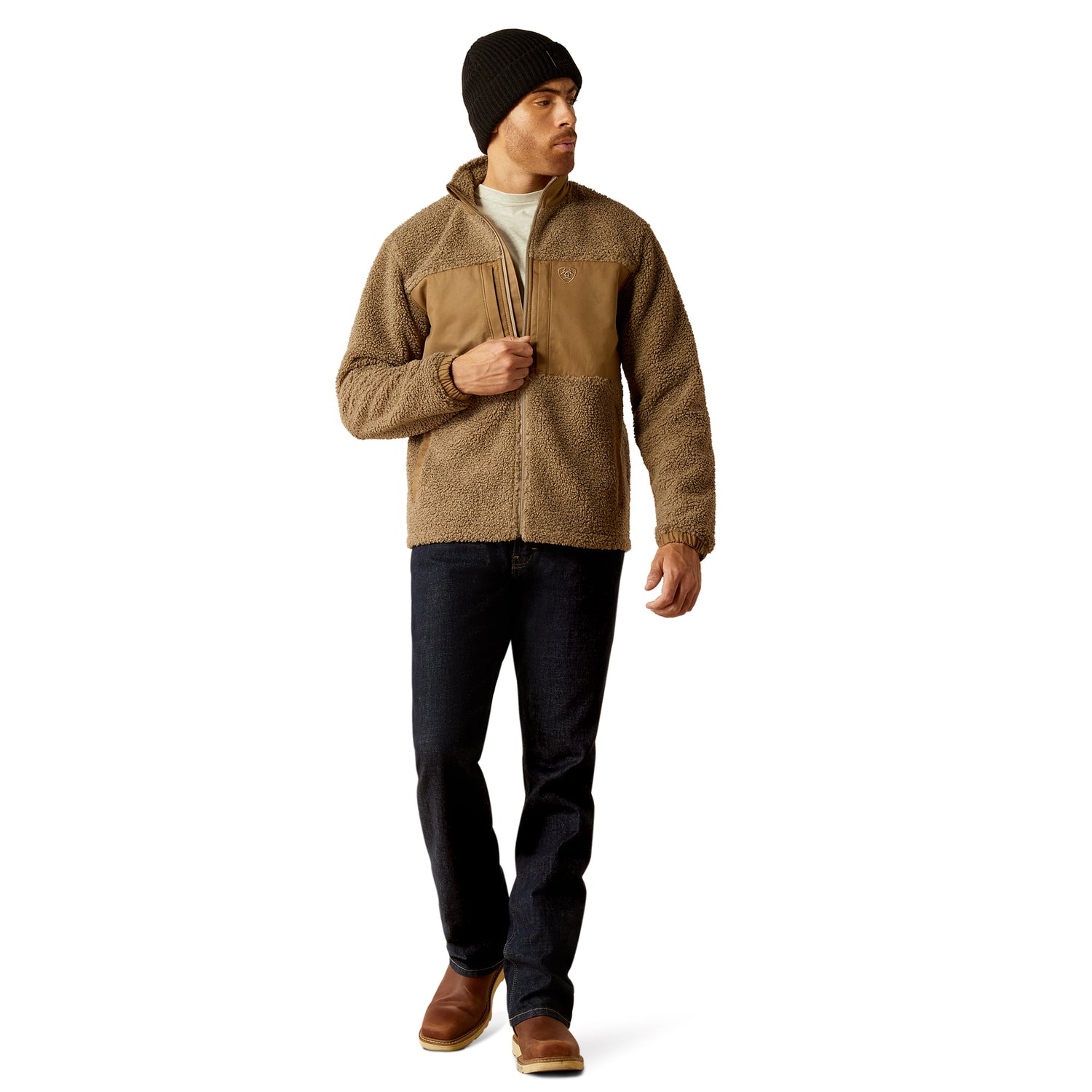Ariat Men Odessa Sherpa  Brindle 10052486 Jacket