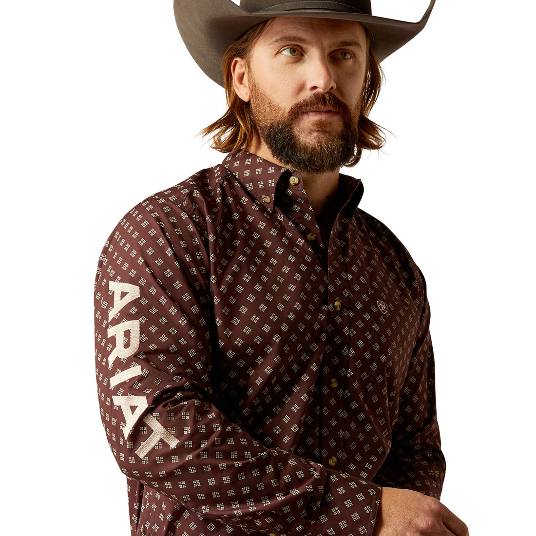 Ariat MN Team Koen FTD Brown/Tan Shirt 10052628