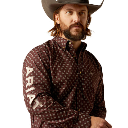 Ariat MN Team Koen FTD Brown/Tan Shirt 10052628