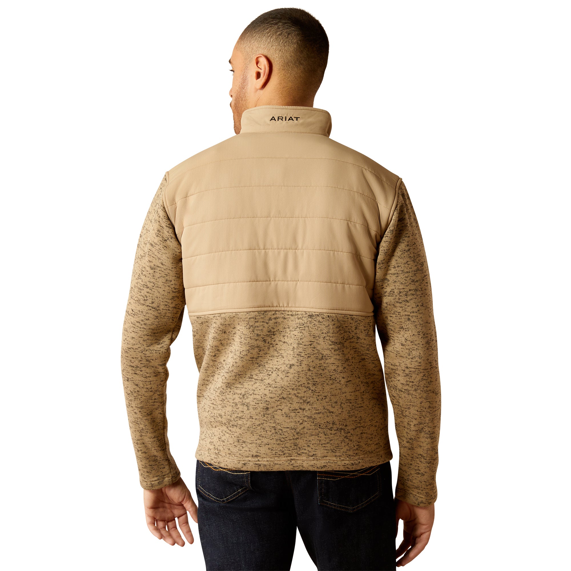 Ariat Men Reinforced Snap Chinchilla 10052779 Sweater