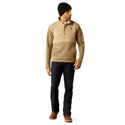 Ariat Men Reinforced Snap Chinchilla 10052779 Sweater