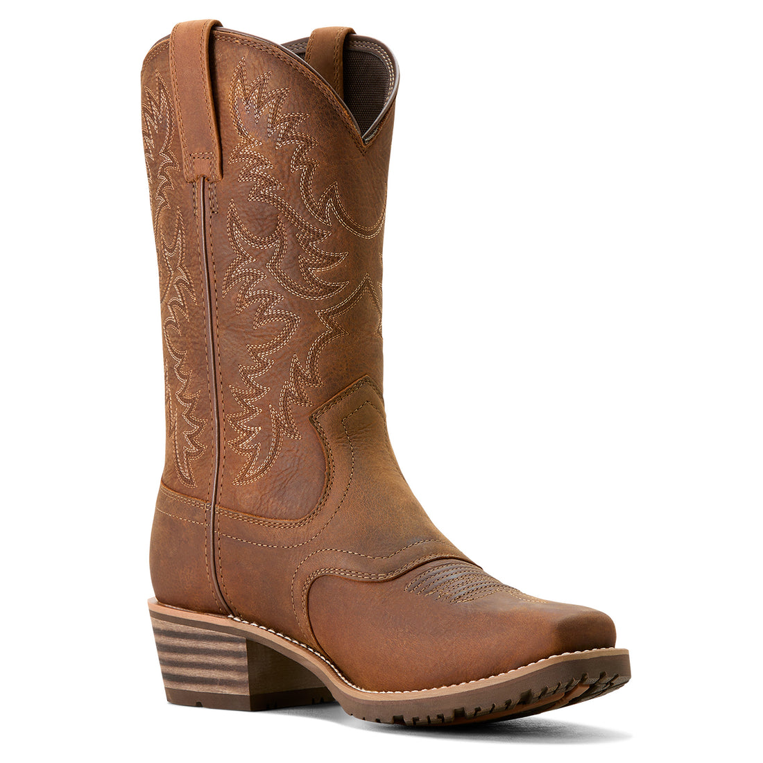 Ariat MN Hybrid Roughstock Square Toe Waterproof Cowboy Boot 10053577