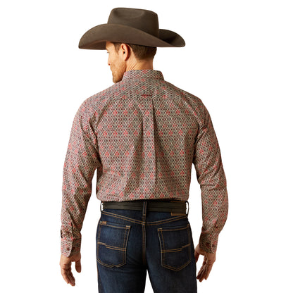 Ariat MN Team Omega Red/Burgundy Shirt 10054053