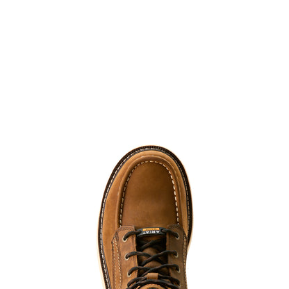 Ariat MN Rebar Wedge Moc Toe 6&quot; Waterproof Work Shoe 10053614