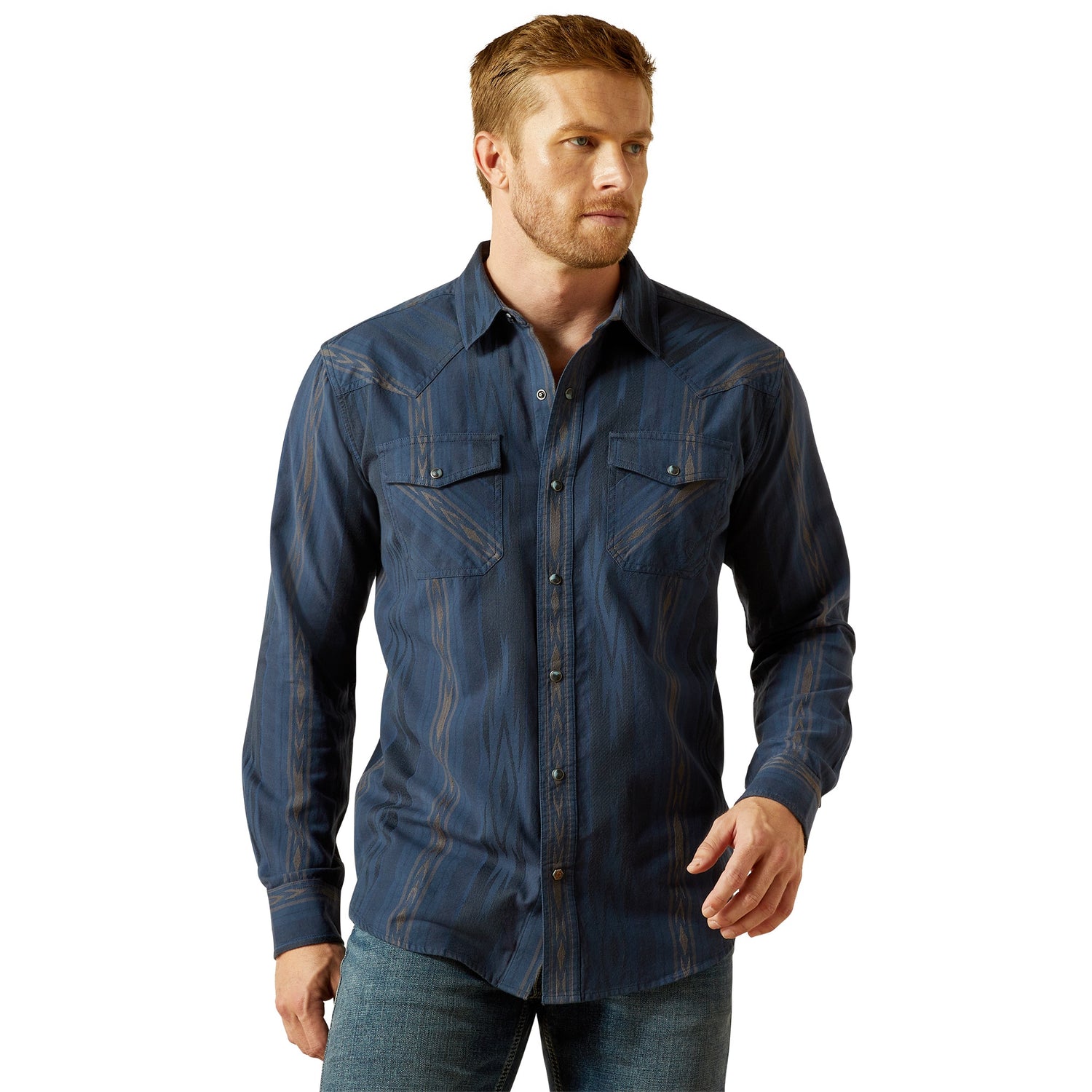 hansen western gear Ariat Men Hansen 10062225 Retro Fit Shirt – Cerrito Western Wear LLC