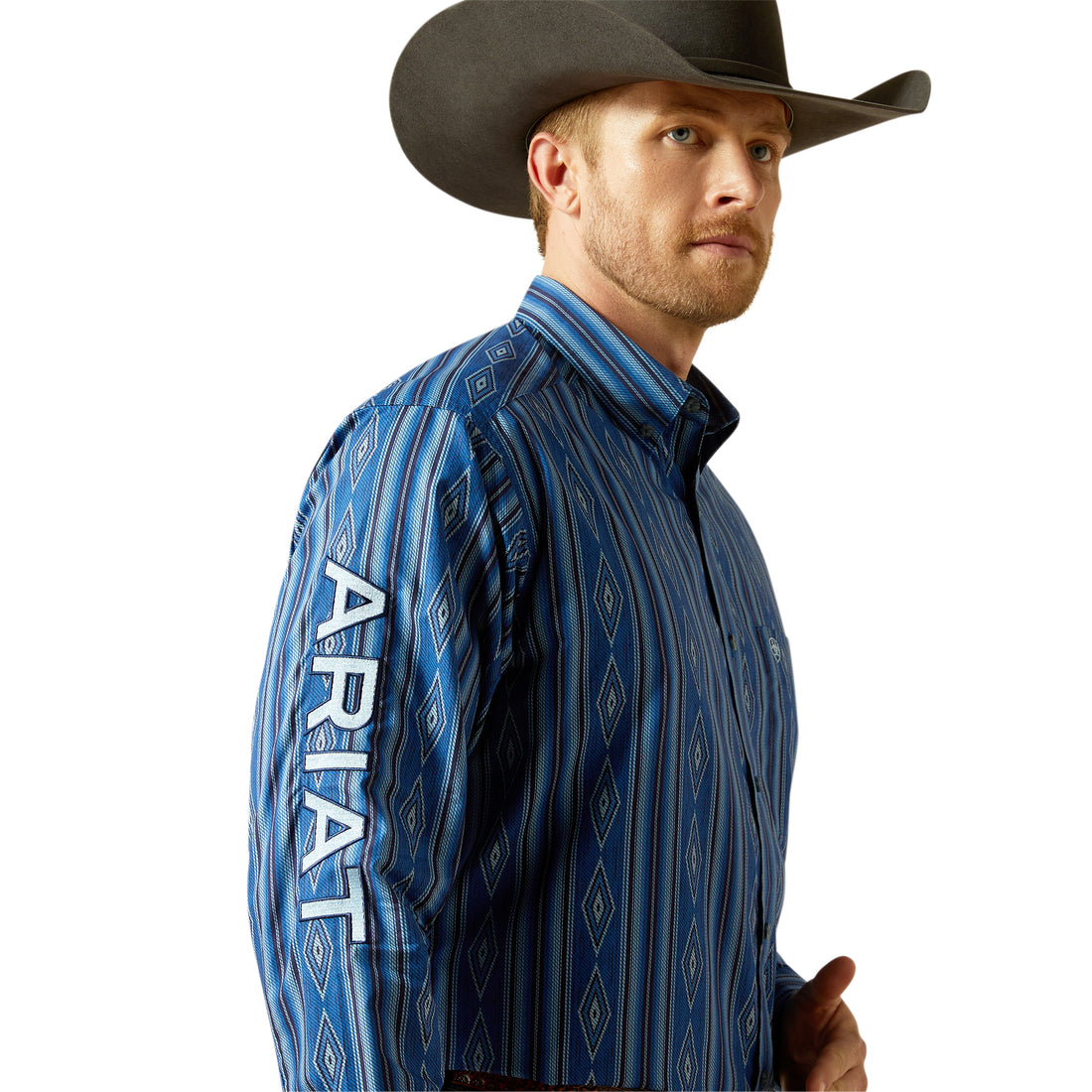 Ariat Men Blue Striped 10062252 Shirt
