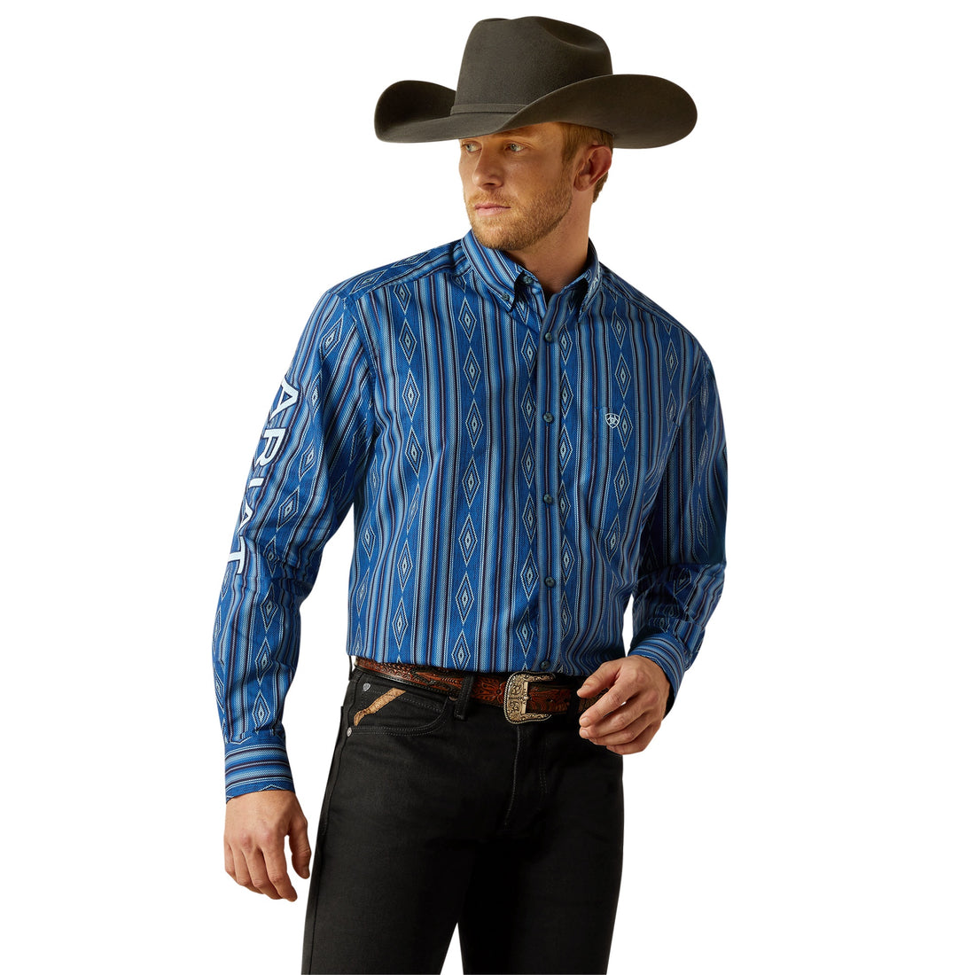 Ariat Men Blue Striped 10062252 Shirt
