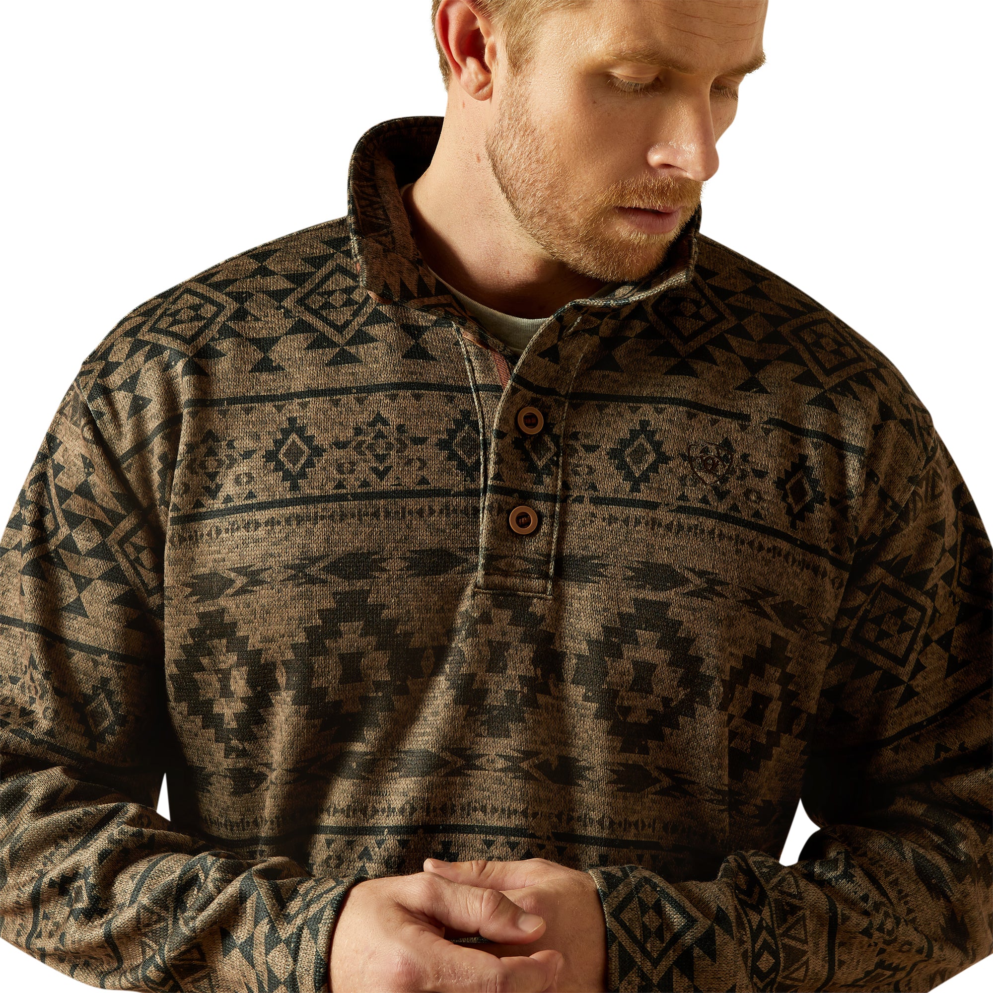 Ariat Men Caldwell 1/4 Button 10062481 Sweater