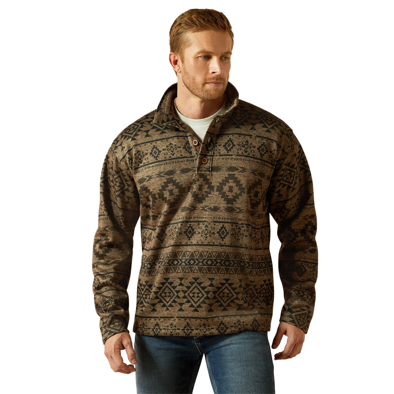Ariat Men Caldwell 1/4 Button 10062481 Sweater