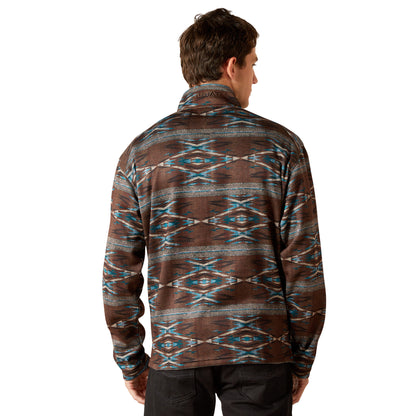 Ariat Men Caldwell Logo 1/4 Zip 10062620 Sweater