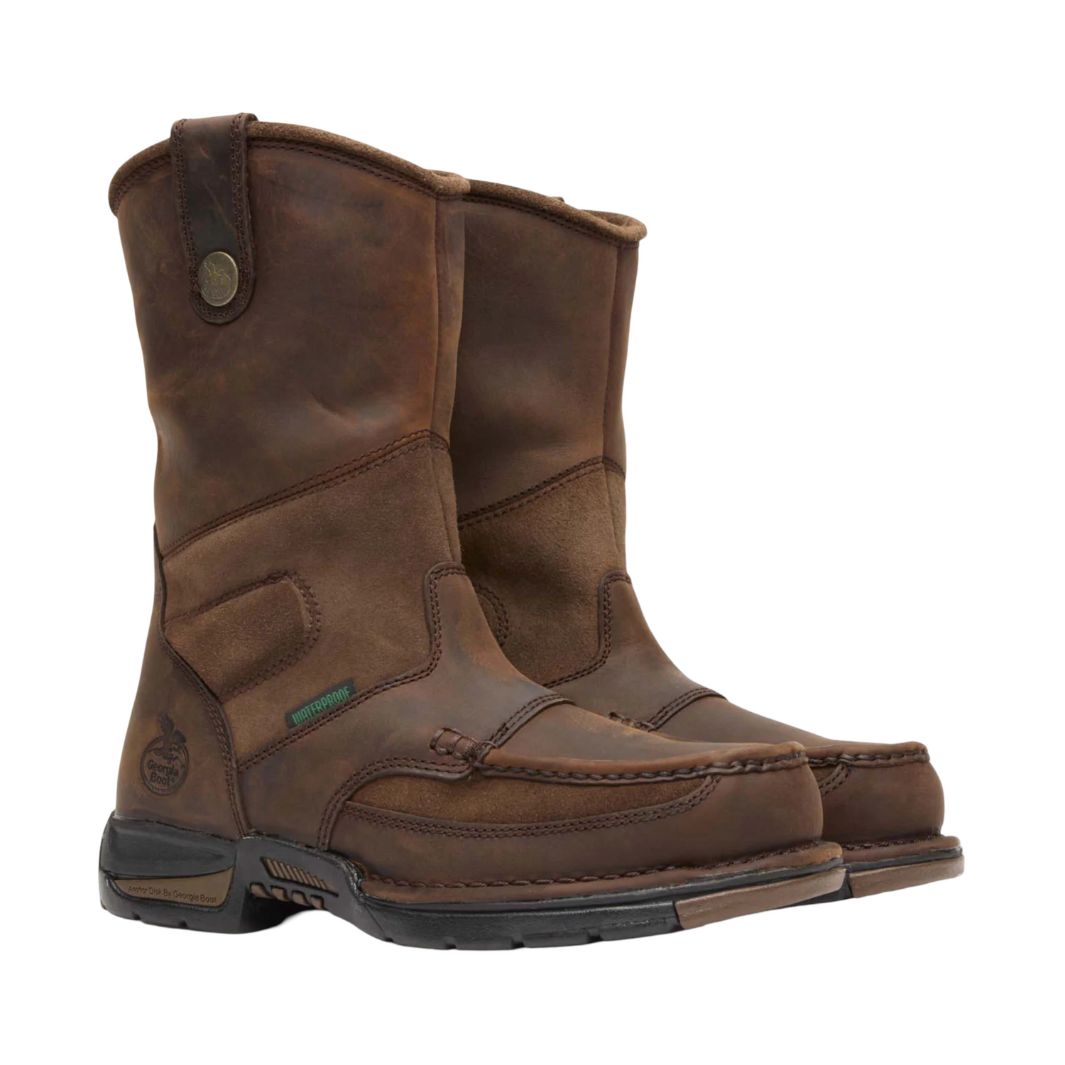 GEORGIA MEN ATHENS WATERPROOF WELLINGTON WORK BOOT G4403