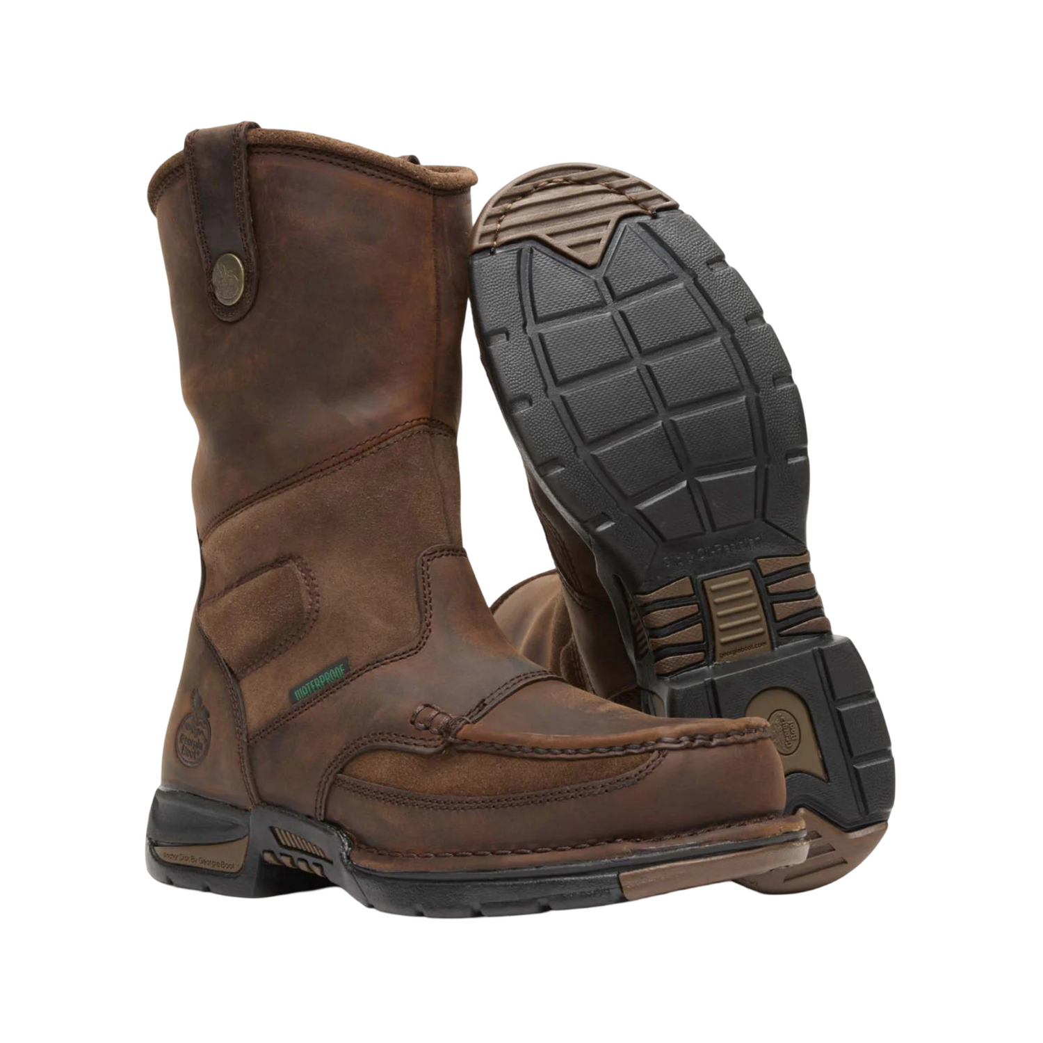 GEORGIA MEN ATHENS WATERPROOF WELLINGTON WORK BOOT G4403