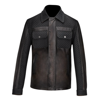 Cuadra Men Vintage Jacket H343COC Cappuccino