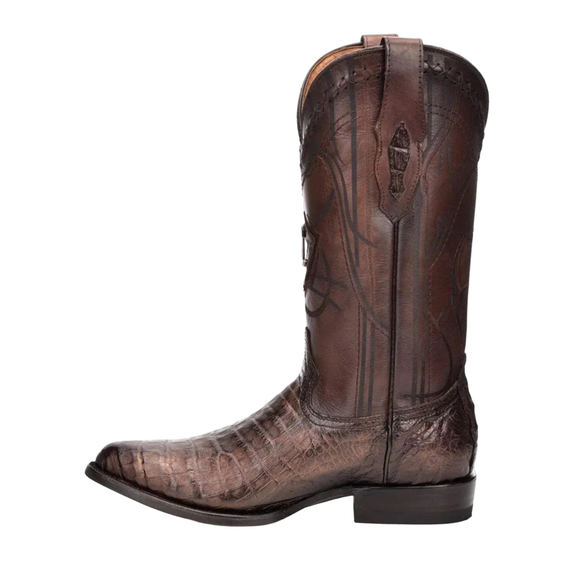 Cuadra Men Caiman Round Toe Boot 2C1NFY Paris Café
