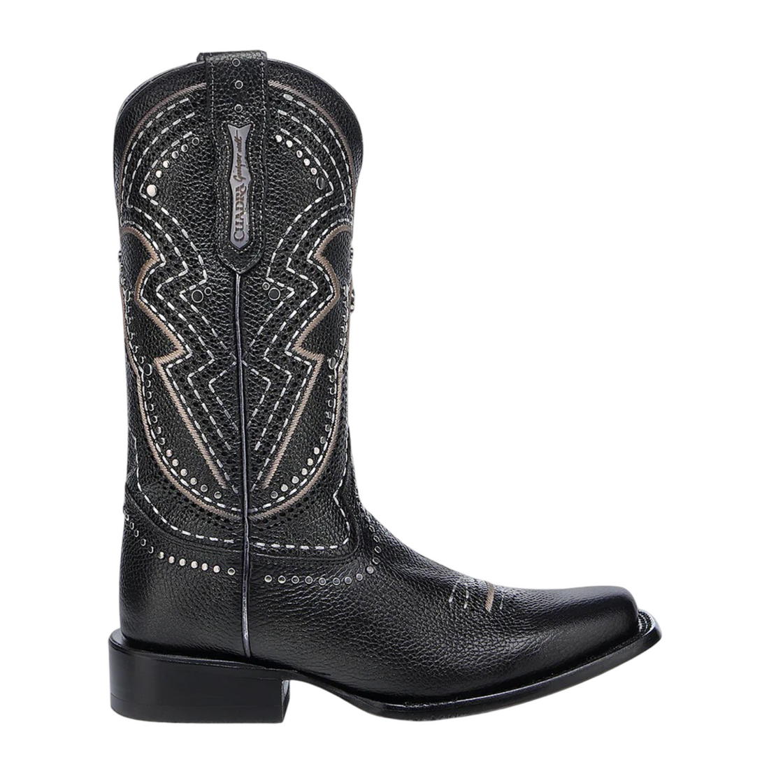 Cuadra WMN Western Rodeo Cowhide Boot 1F3XRS Black