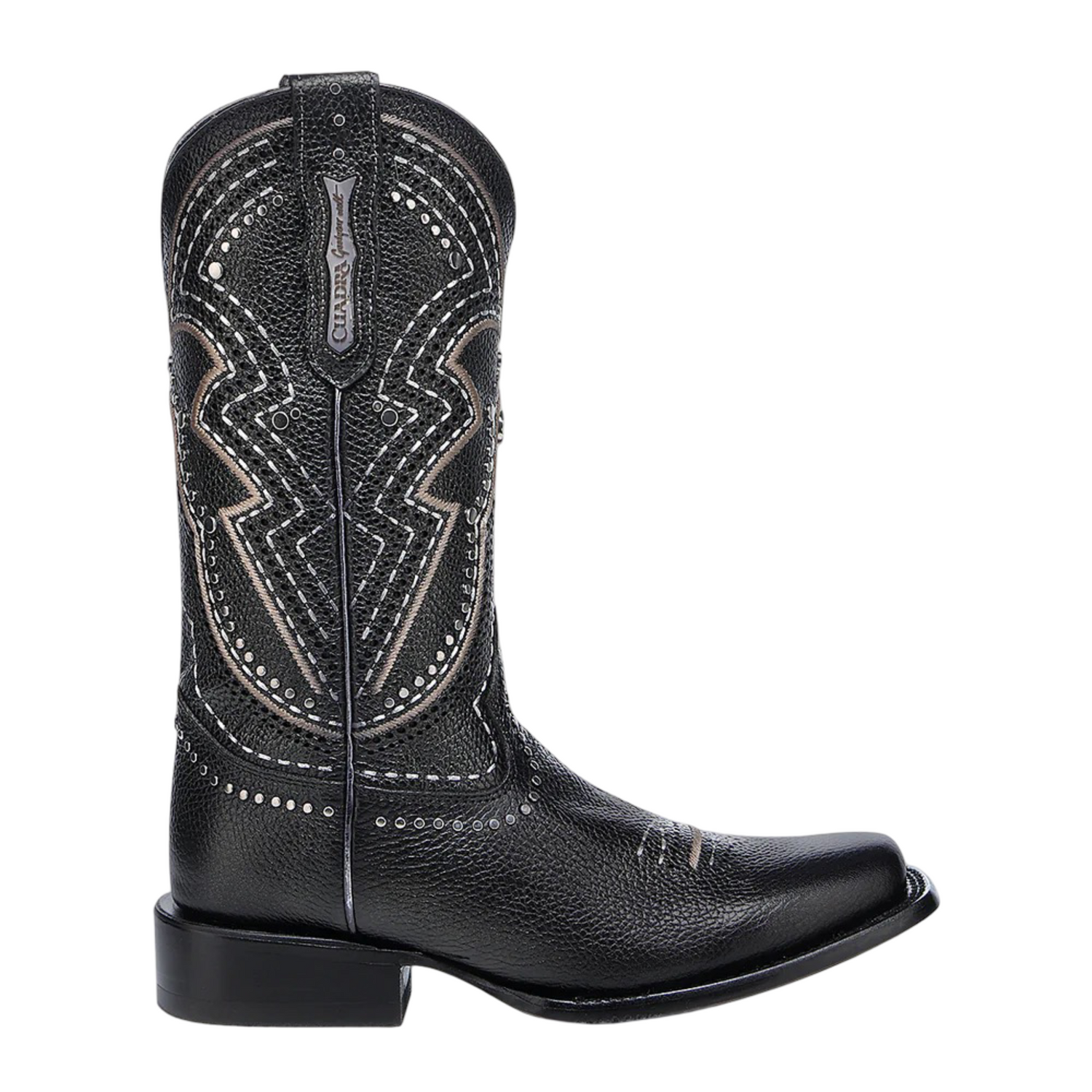 Cuadra WMN Western Rodeo Cowhide Boot 1F3XRS Black