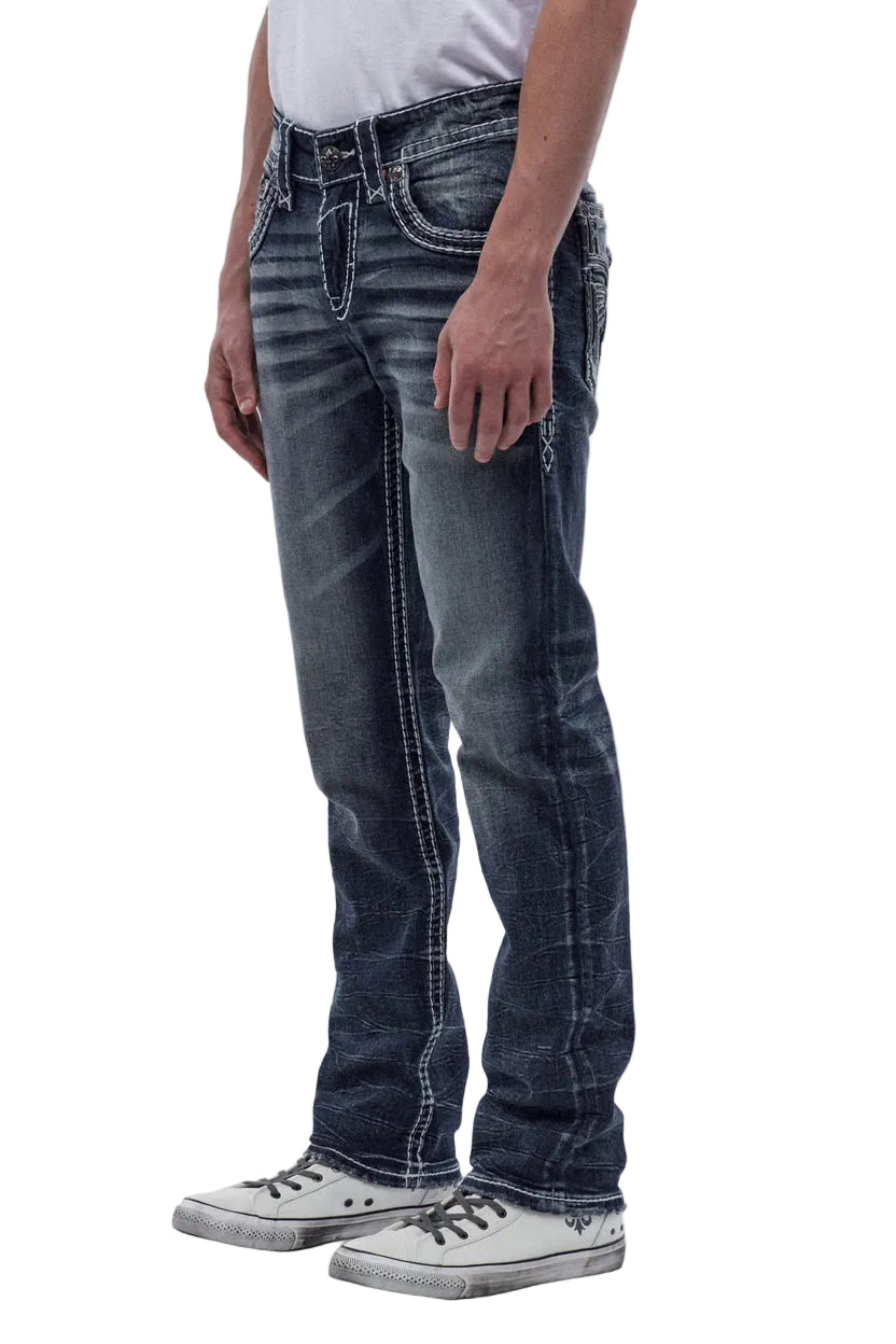 Rock Revival Men JIM J207 Straight Jeans RP5517J207R