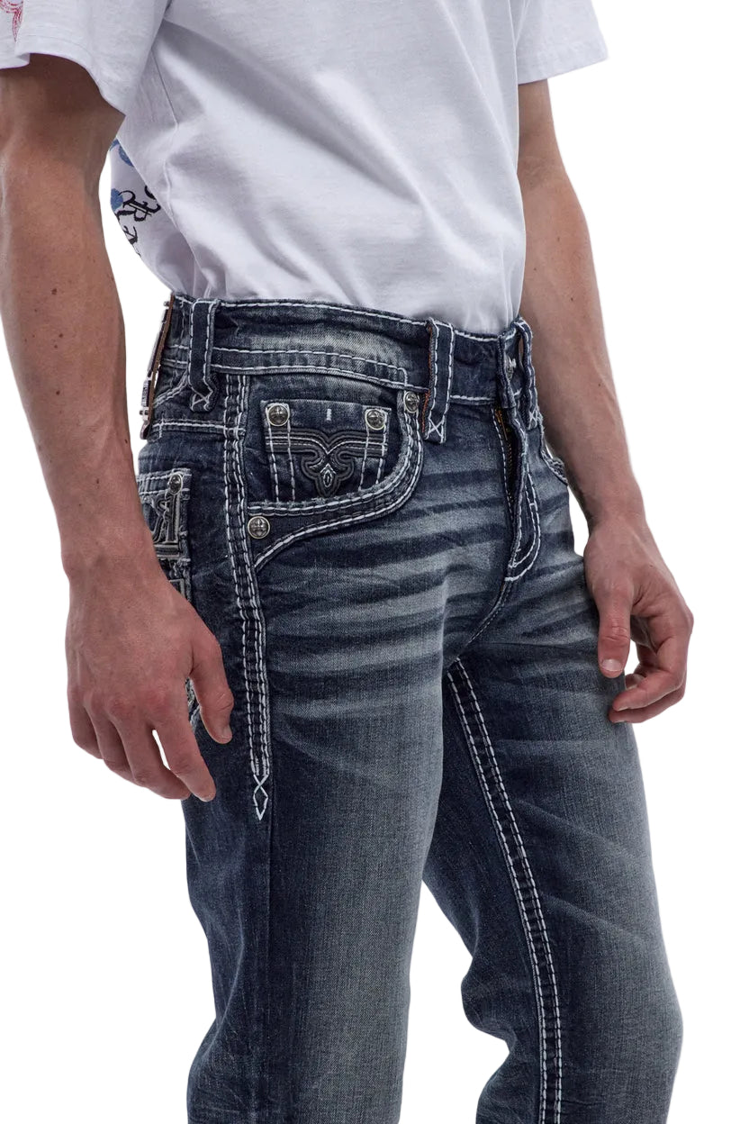 Rock Revival Men JIM J207 Straight Jeans RP5517J207R