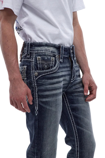 Rock Revival Men JIM J207 Straight Jeans RP5517J207R