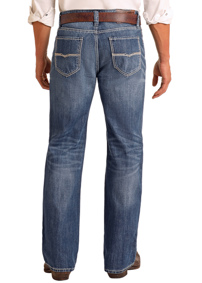 Rock &amp; Roll Men Loose-fitting Double Barrel Straight Leg jeans M0S8553