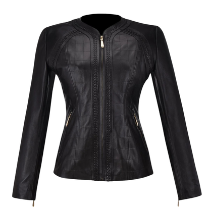 Cuadra Women Woven Lamb Jacket M275BOB