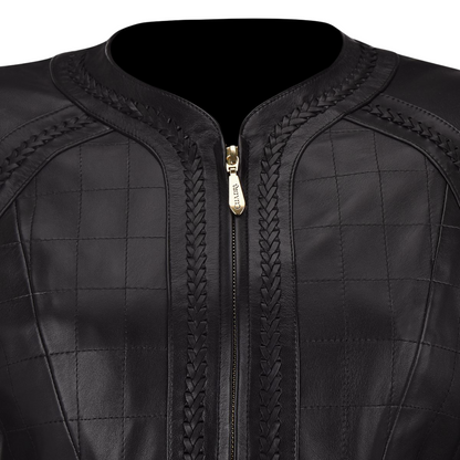 Cuadra Women Woven Lamb Jacket M275BOB
