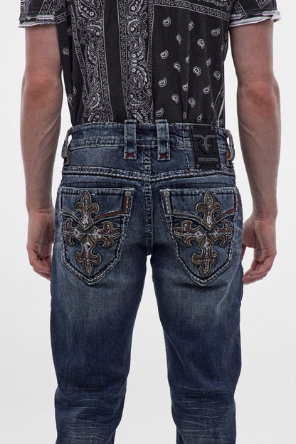 Rock Revival Men Mason Straight Leg Jean RP5790J201R