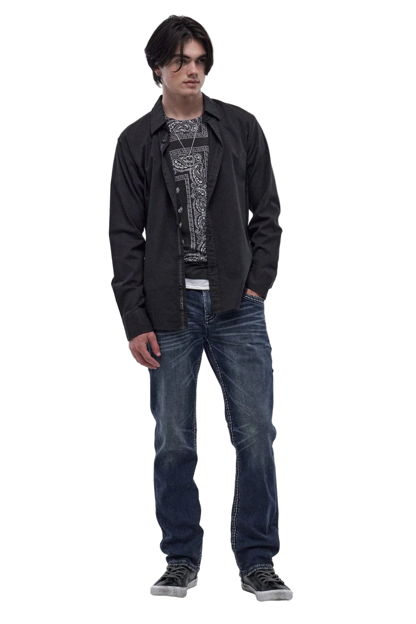 Rock Revival Men Mason Straight Leg Jean RP5790J201R