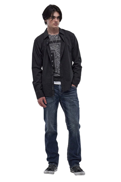 Rock Revival Men Mason Straight Leg Jean RP5790J201R