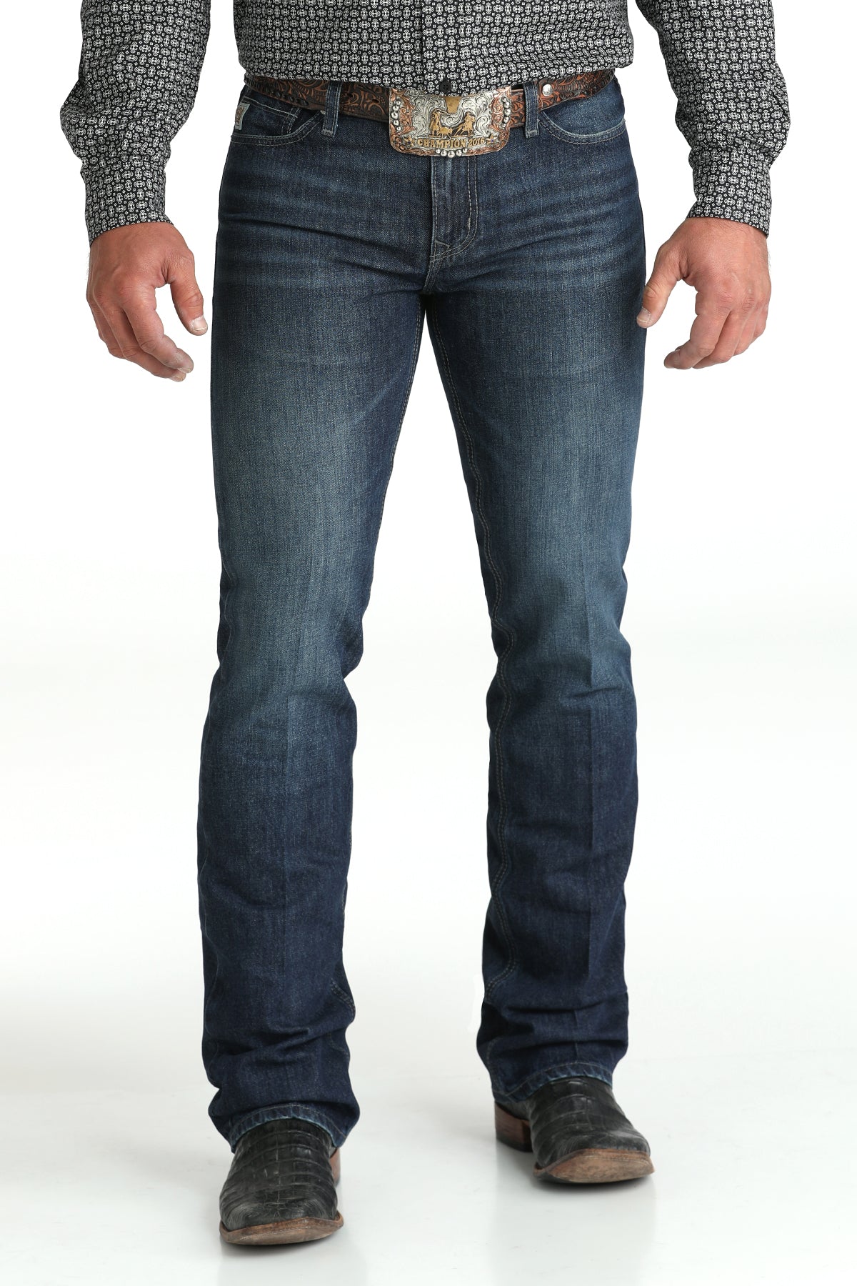 Cinch Men Ian Dark Stone Slim Fit Jean MB32036001