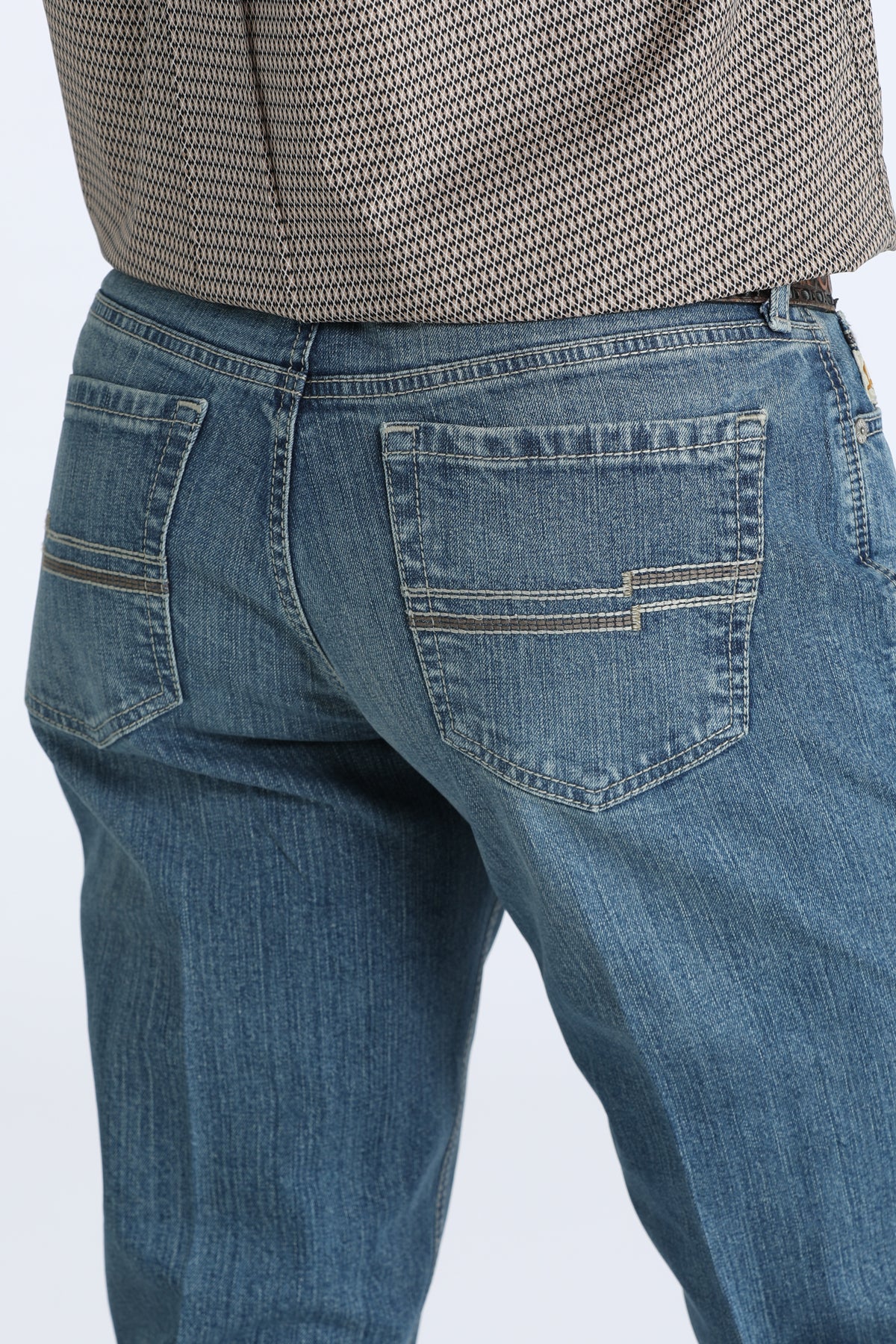 Cinch Men Jesse Medium Stone Denim Jean MB33438001