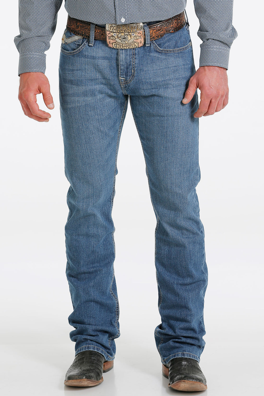Cinch MN Slim Bootcut Medium Stonewash MB56836001 Jeans