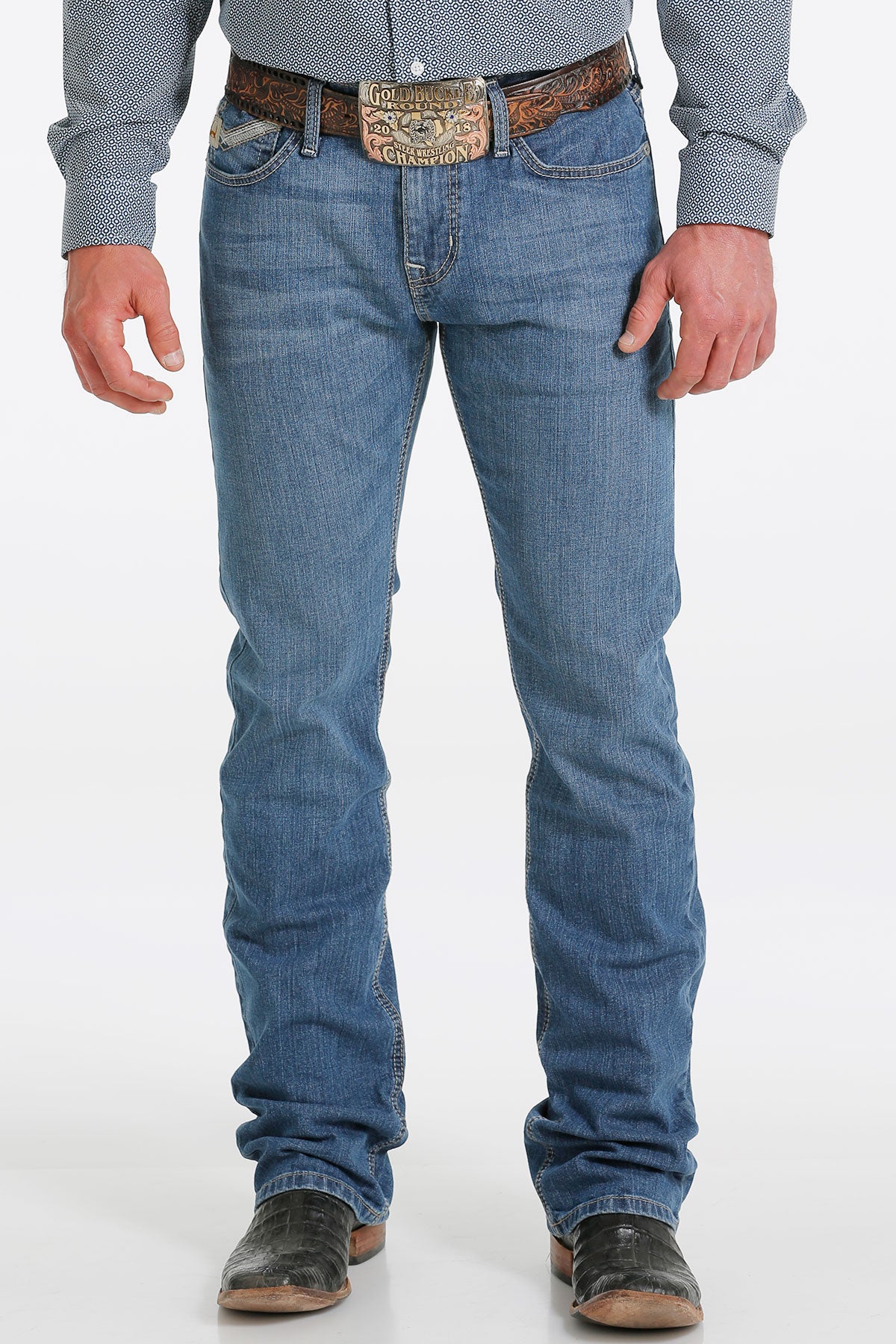 Cinch MN Slim Bootcut Medium Stonewash MB56836001 Jeans