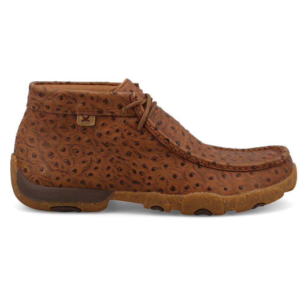 Twisted X Men Ostrich Chukka Driving Moc MDM0100