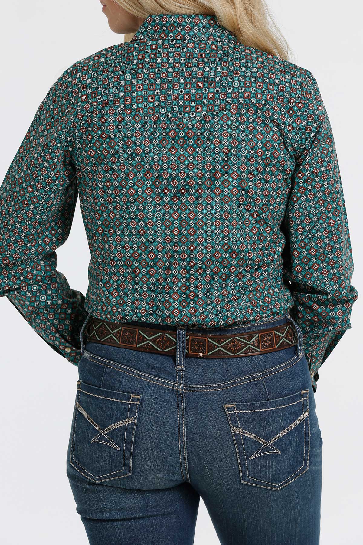 Cinch Women Western LS Shirt MSW9201027
