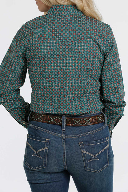 Cinch Women Western LS Shirt MSW9201027