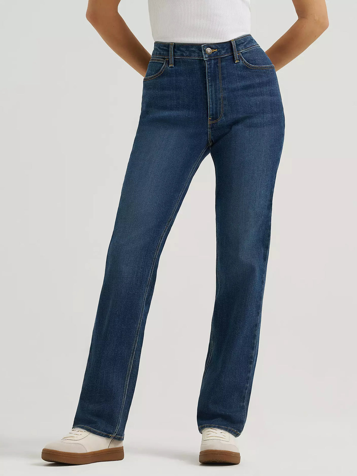 Wrangler Women High Rise True Straight Leg Jean 112349987