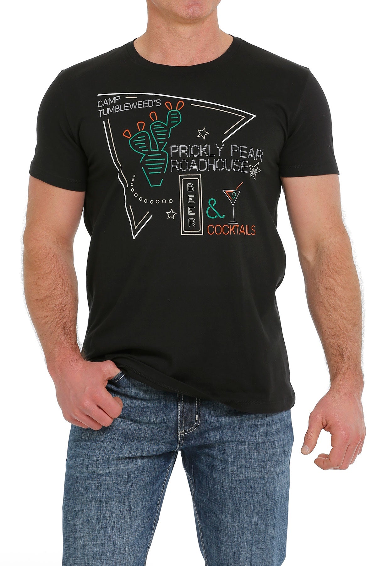 Cinch Men Prickly Pear Roadhouse T-Shirt MTT1690563