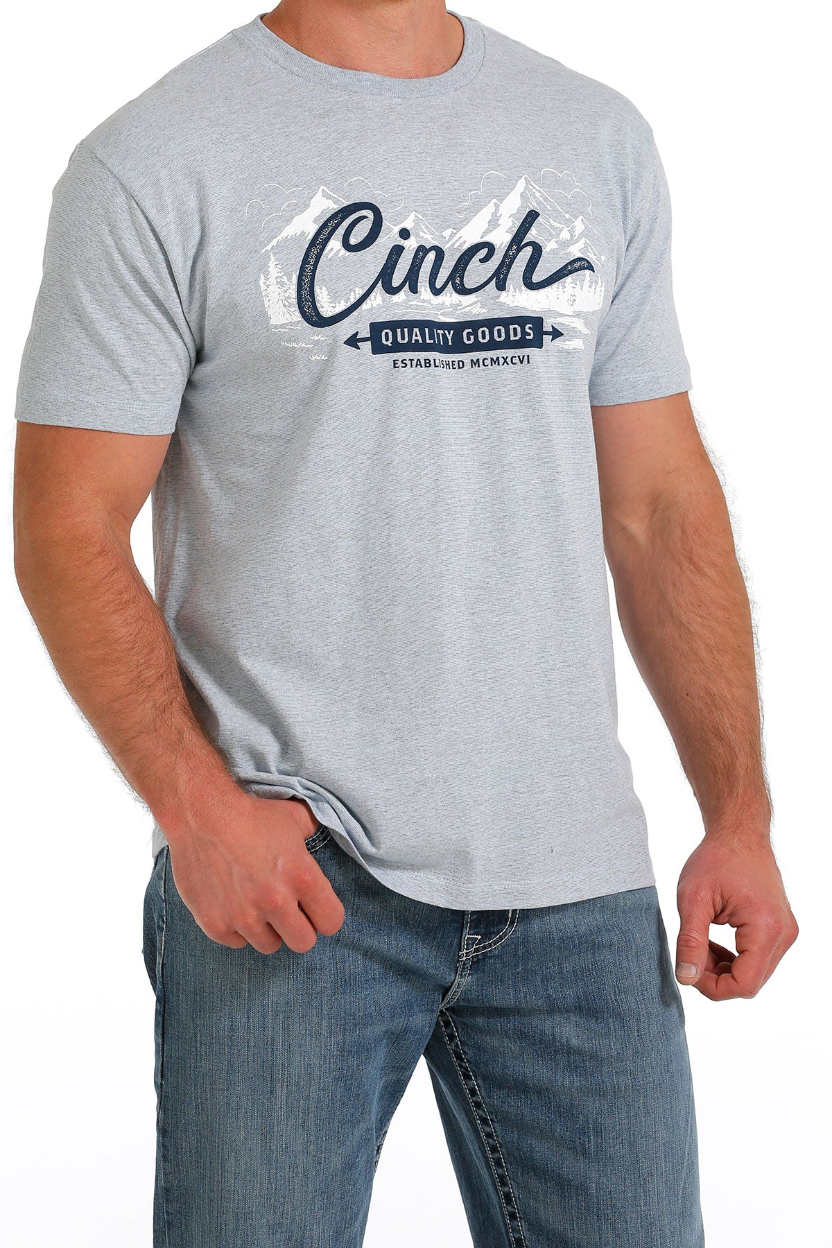 Cinch Men Mountains Graphic T-Shirt MTT1690570