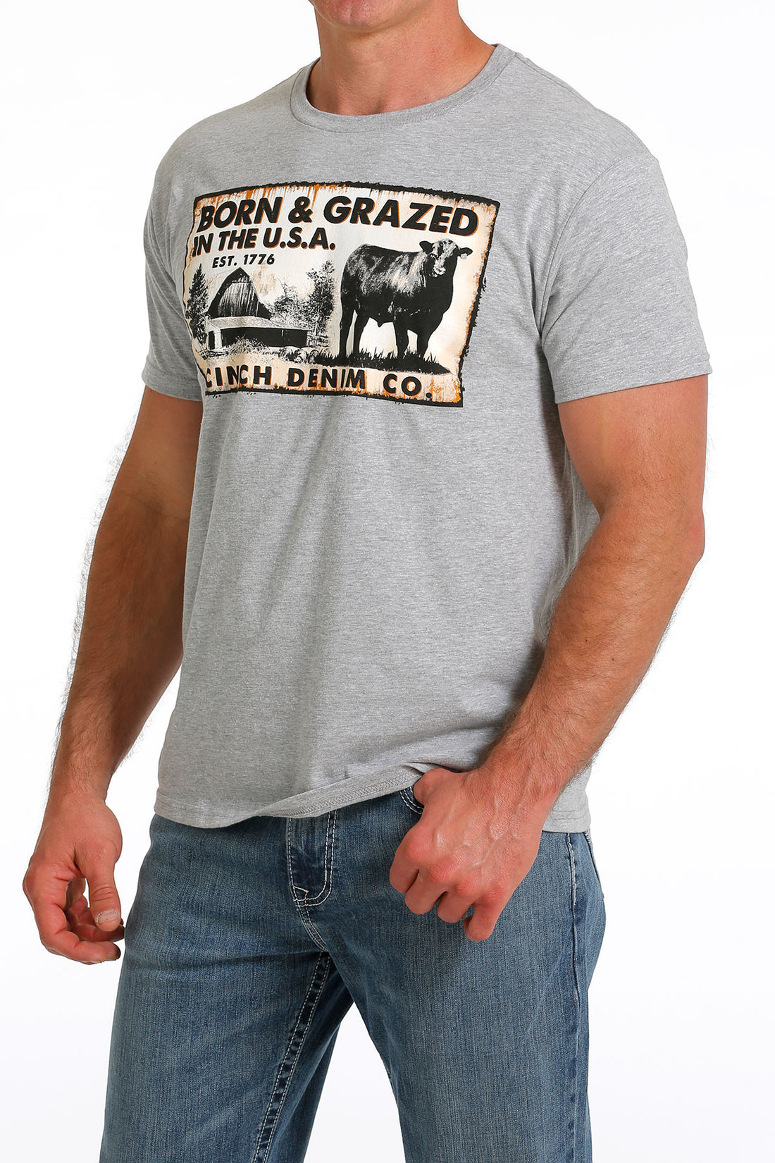 Cinch Men Born &amp; Grazed T-Shirt MTT1690578