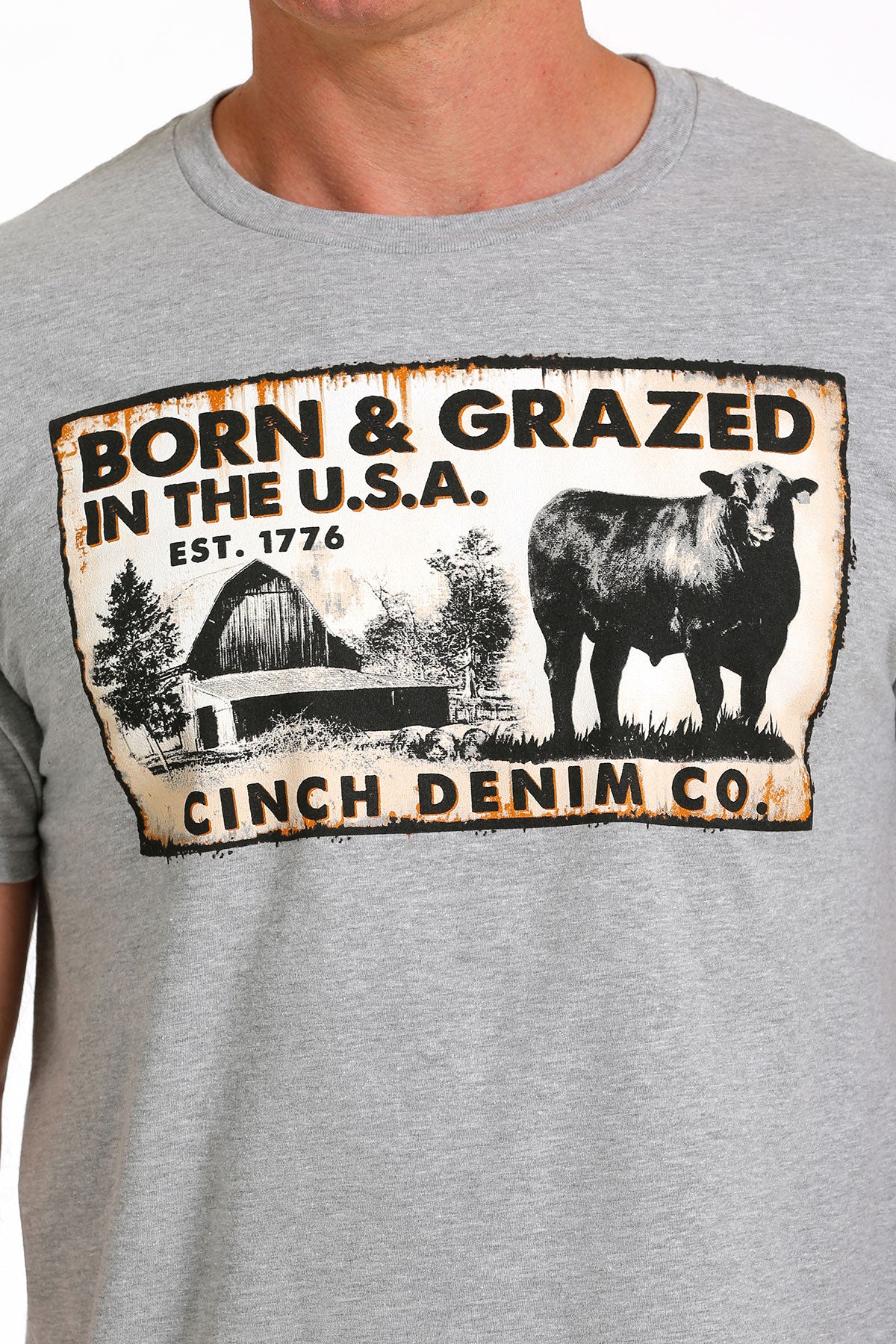 Cinch Men Born &amp; Grazed T-Shirt MTT1690578
