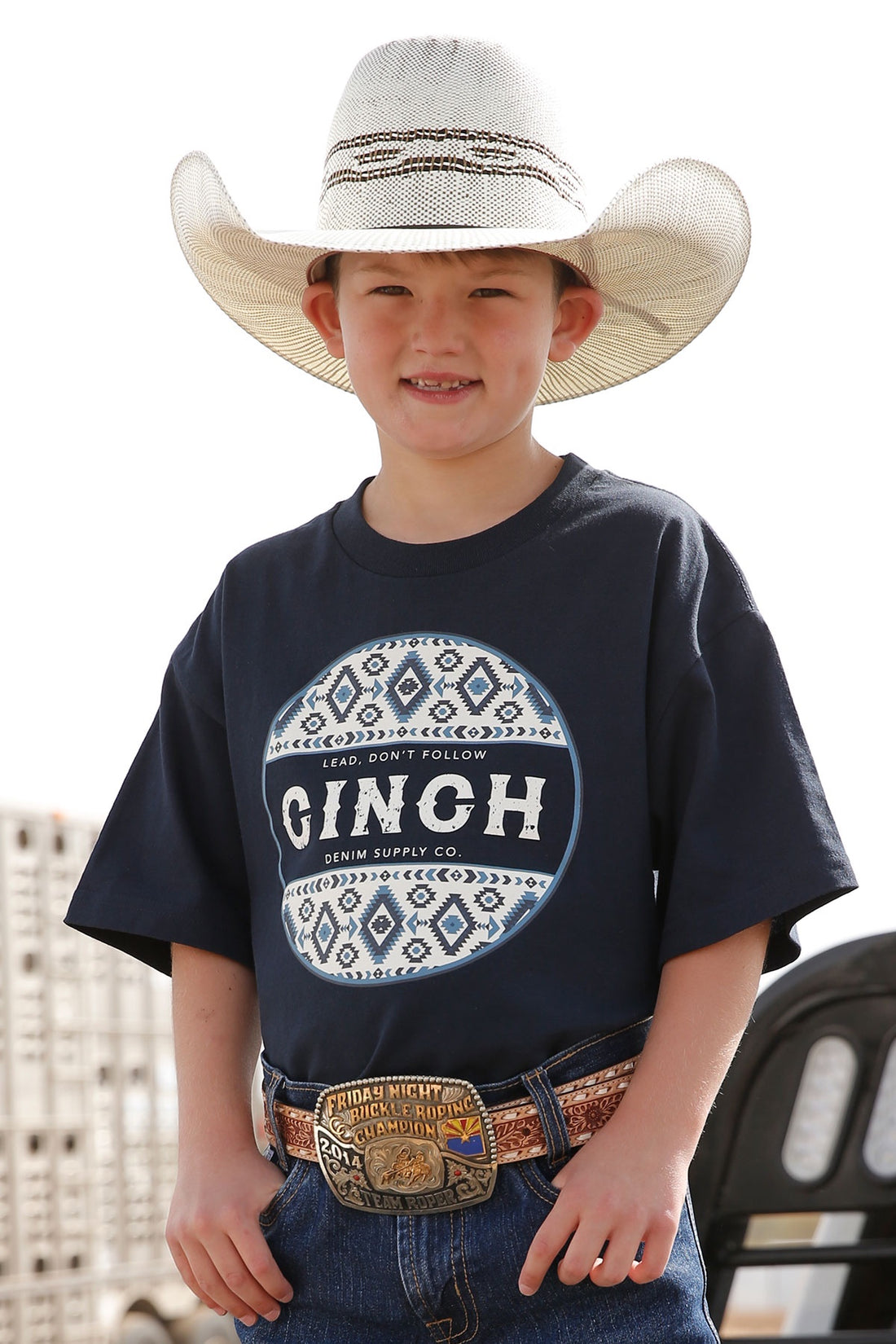 Cinch KIDS Navy MTT7670126 T-Shirt