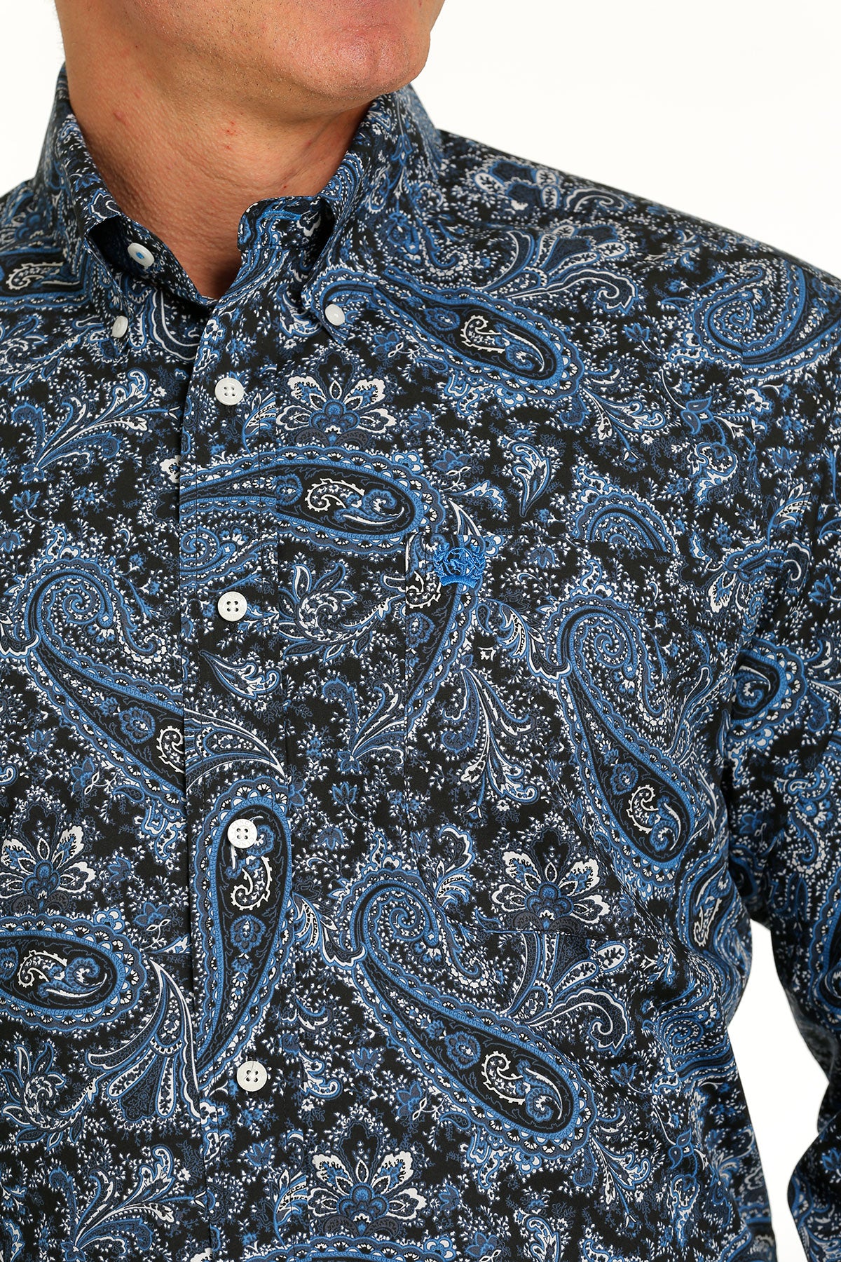 Cinch MN Navy/Blue/Cream MTW1105517 Shirt