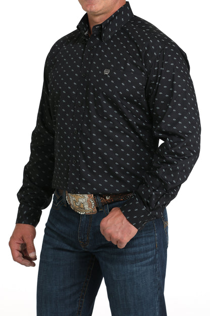 Cinch Men Printed LS Tee MTW1105988