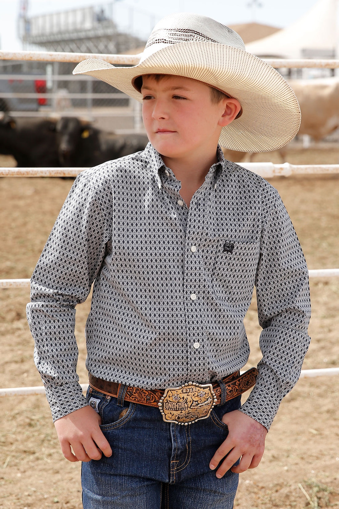 Cinch KIDS Navy MTW7060304 Shirt