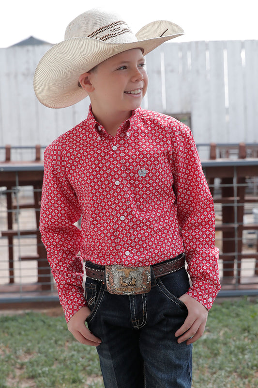 Cinch Long Sleeve Kid Shirt C35 MTW7060313