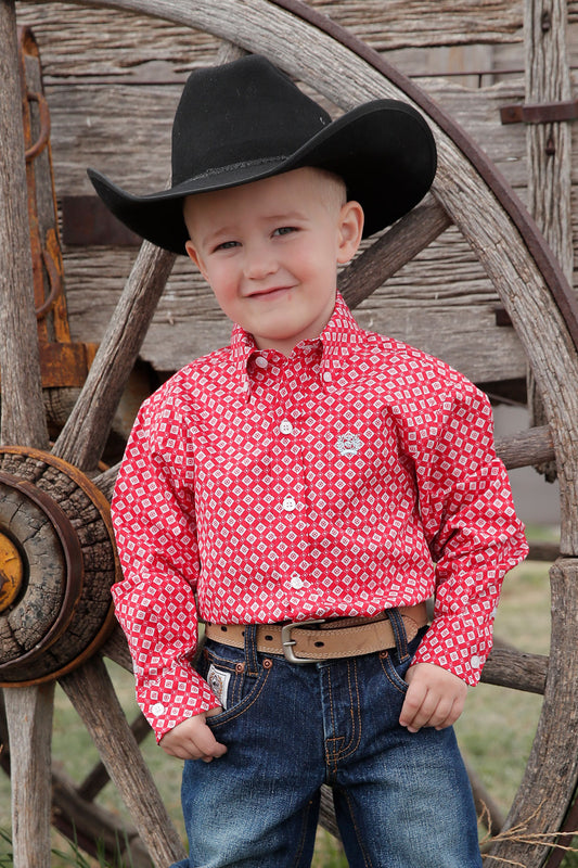 Cinch Long Sleeve Kid Shirt C31 MTW7061313