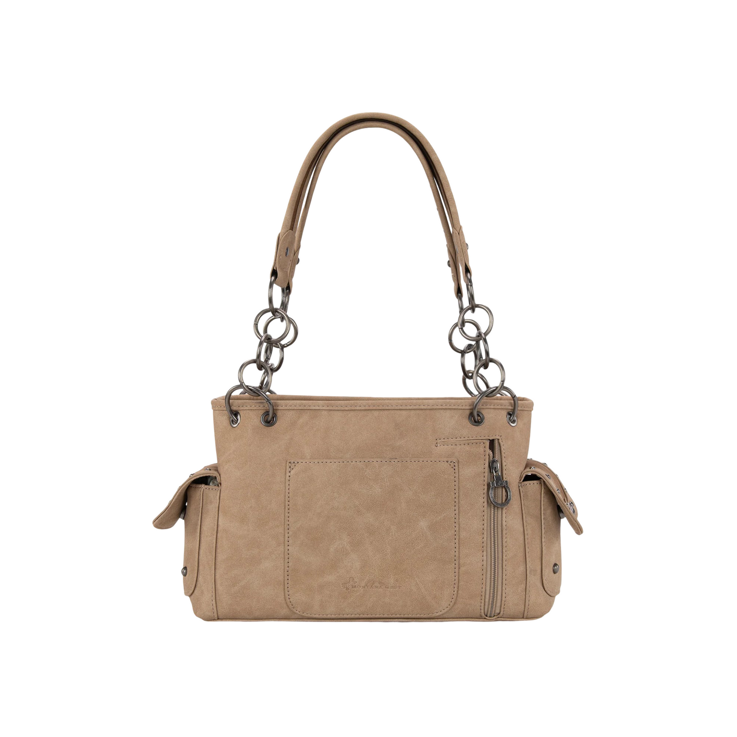Montana West WMN Cut-Out Embroidered Concealed Carry Satchel MW1325G-8085TN