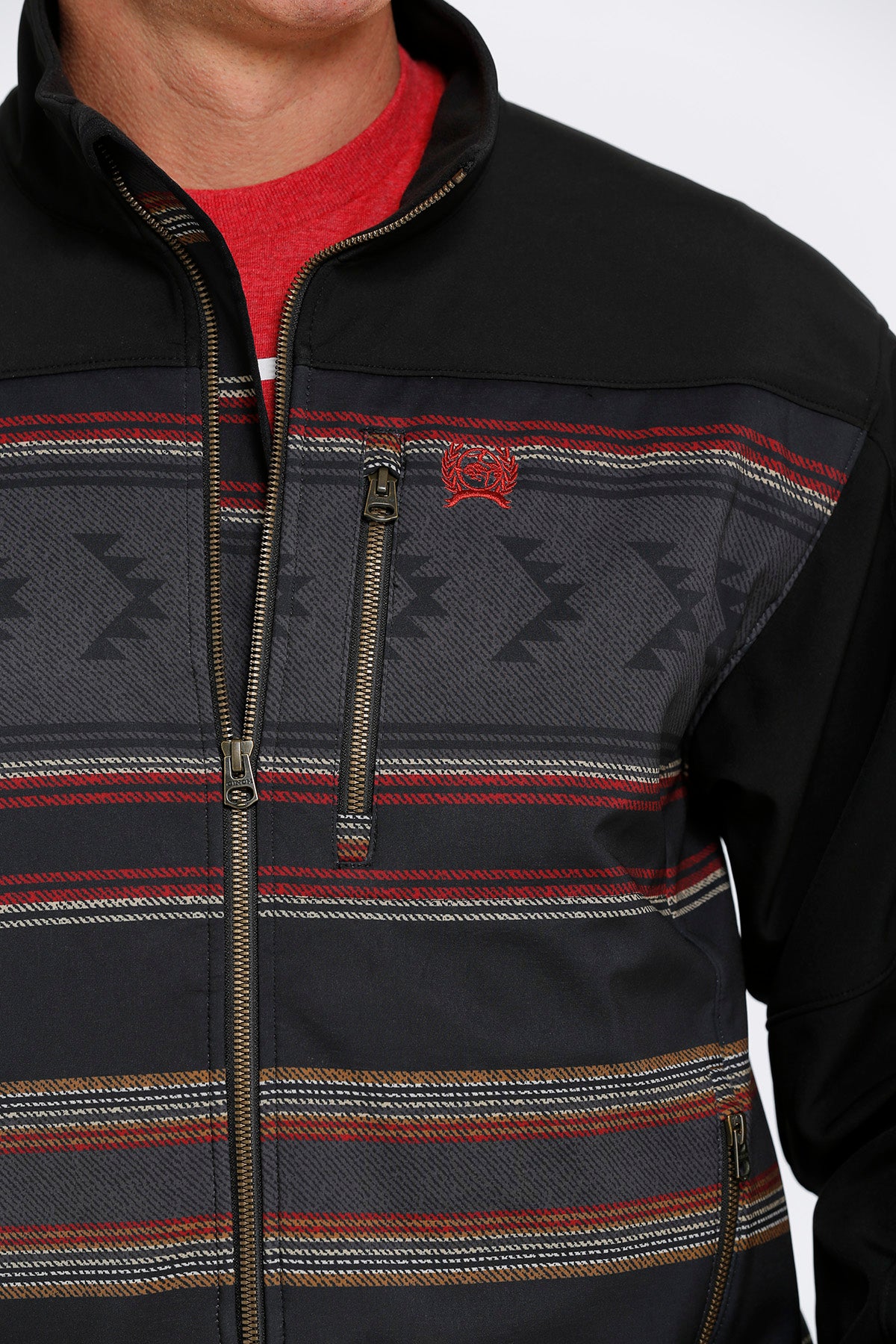 Cinch Men Black Concealed Carry Bonded Jacket MWJ1538002