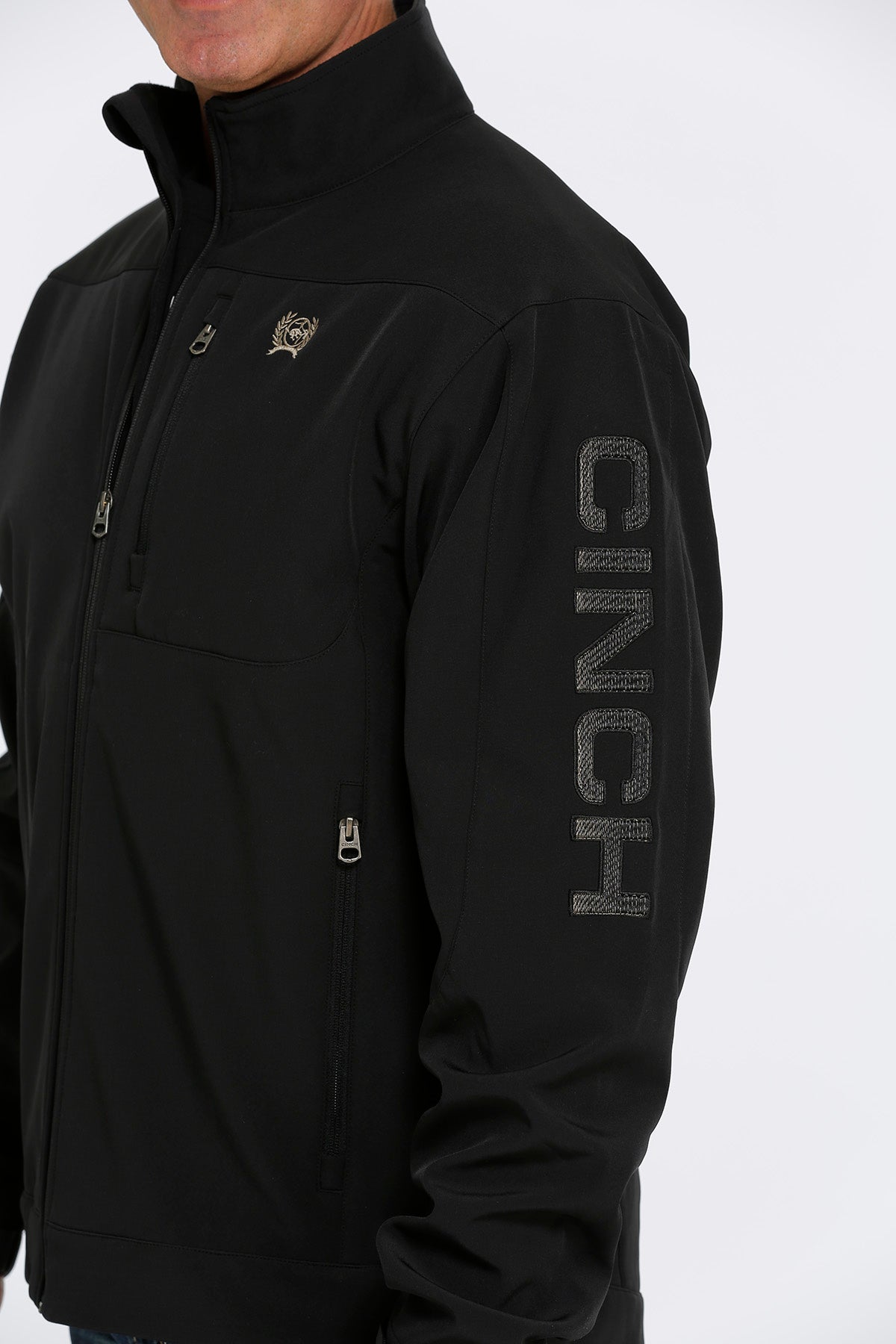 Black and on sale red cinch jacket